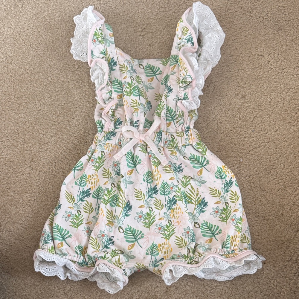 Love and Grow Evelyn Romper-Perfect Palm 4